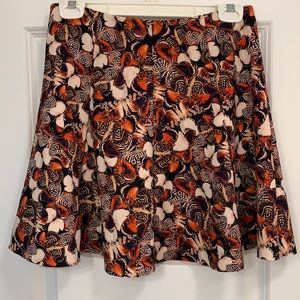 Forever 21 butterfly print skirt